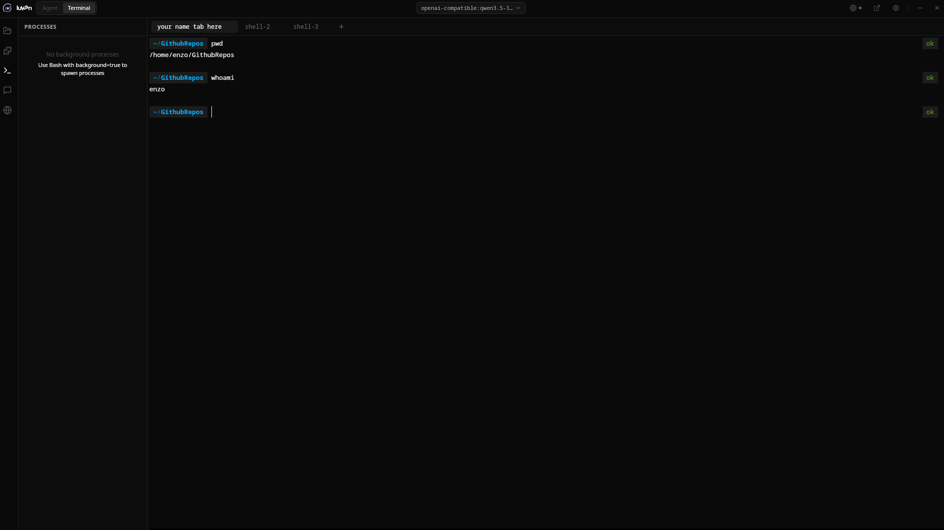 Lukan Embedded Terminal