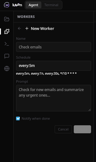 Lukan background workers